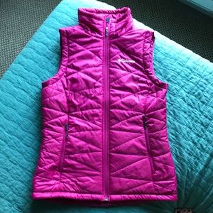 Columbia Omni heat pink puffy vest